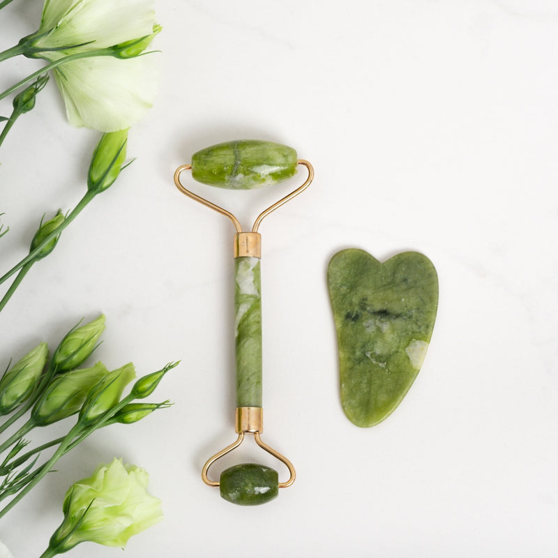 Gua Sha + Roller Set