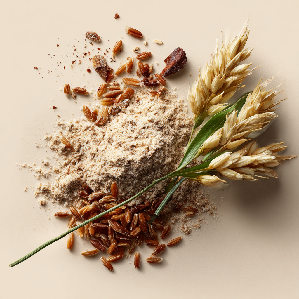 macro plant ingredients texture illustrating niacinamide skincare ingredient