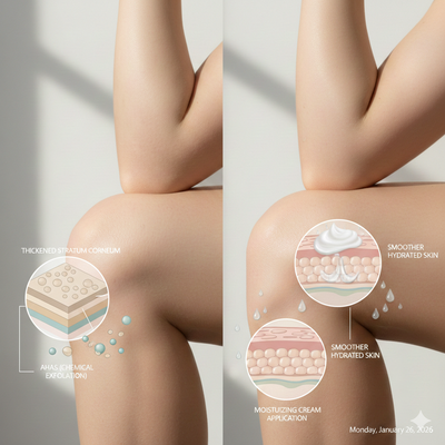 Why Body Creams Don't Work on Elbows and Knees (And What Actually Smooths Them)