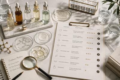Anti-Aging Actives Ranked: What Actually Has Evidence (And What Doesn't)