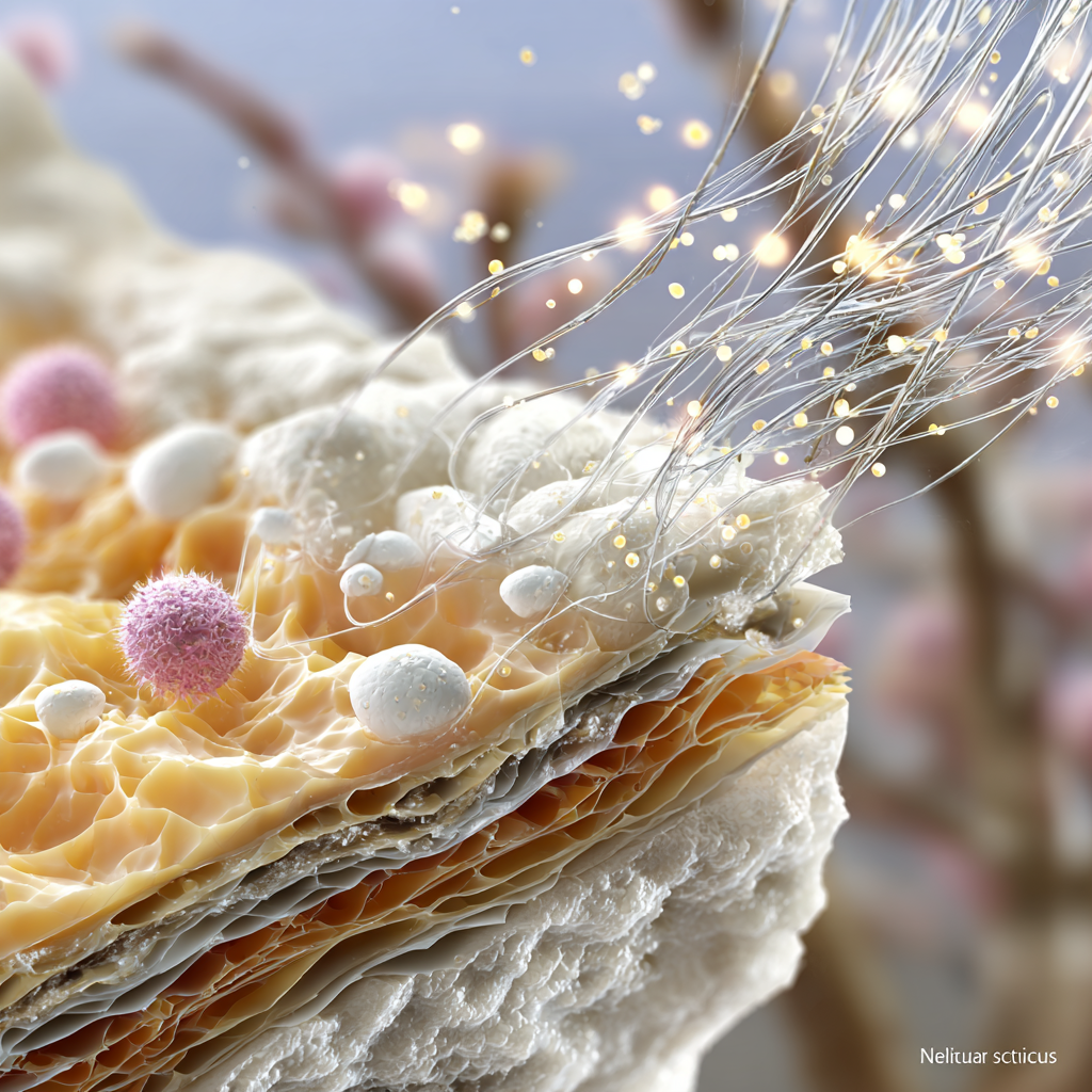 Balanced vs disrupted skin microbiome showing healthy skin barrier and microbial diversity 