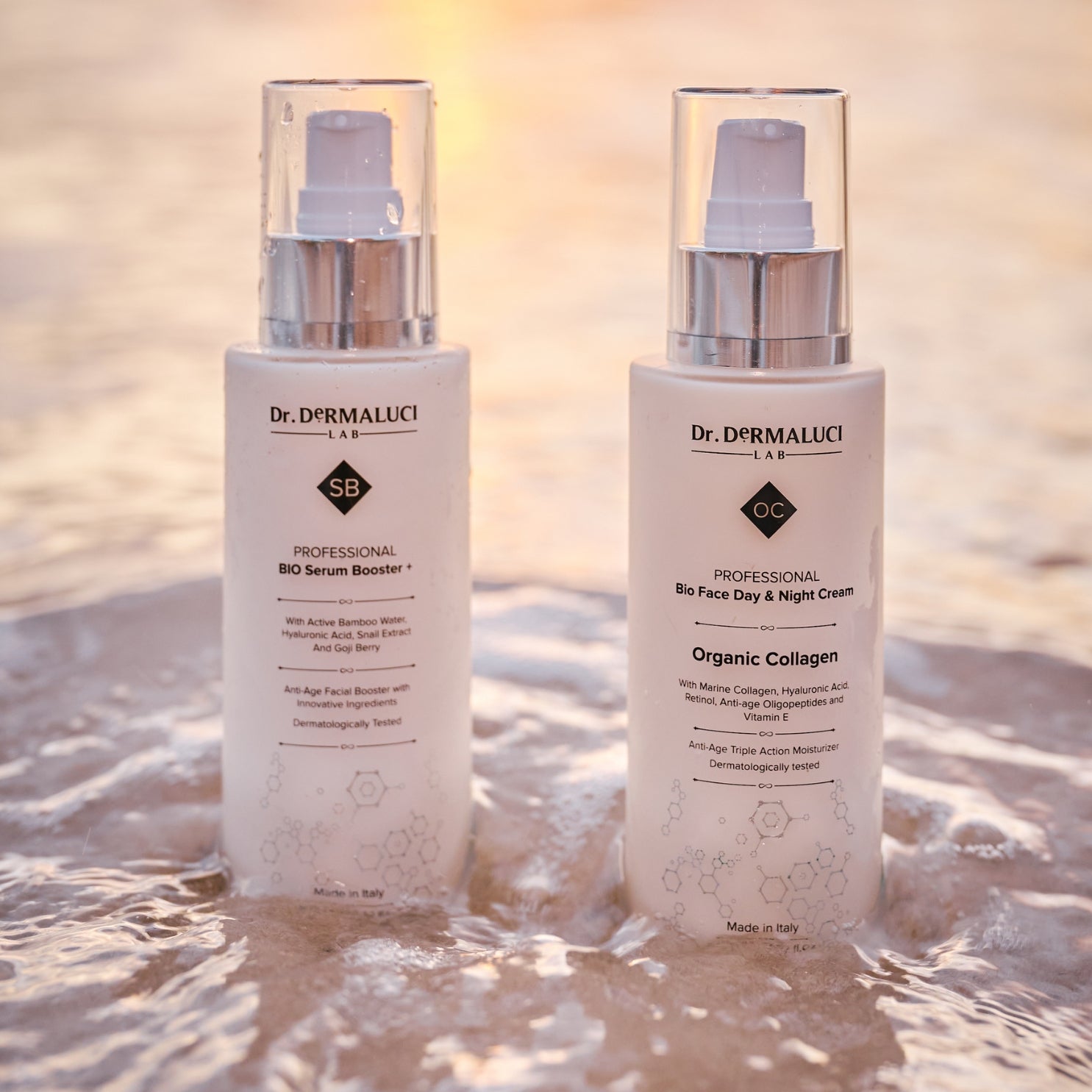 化粧水・ローション・トナー hbi Medical Serum SPECIAL CARE SET Hydration Duo Gift Box – HA Booster + Collagen | Dr. Dermaluci Lab