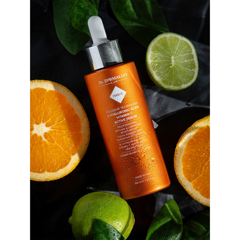 Revolutionäres Serum mit 5 Arten von Hyaluronsäure, Niacinamid, Vit C und Hexapeptid