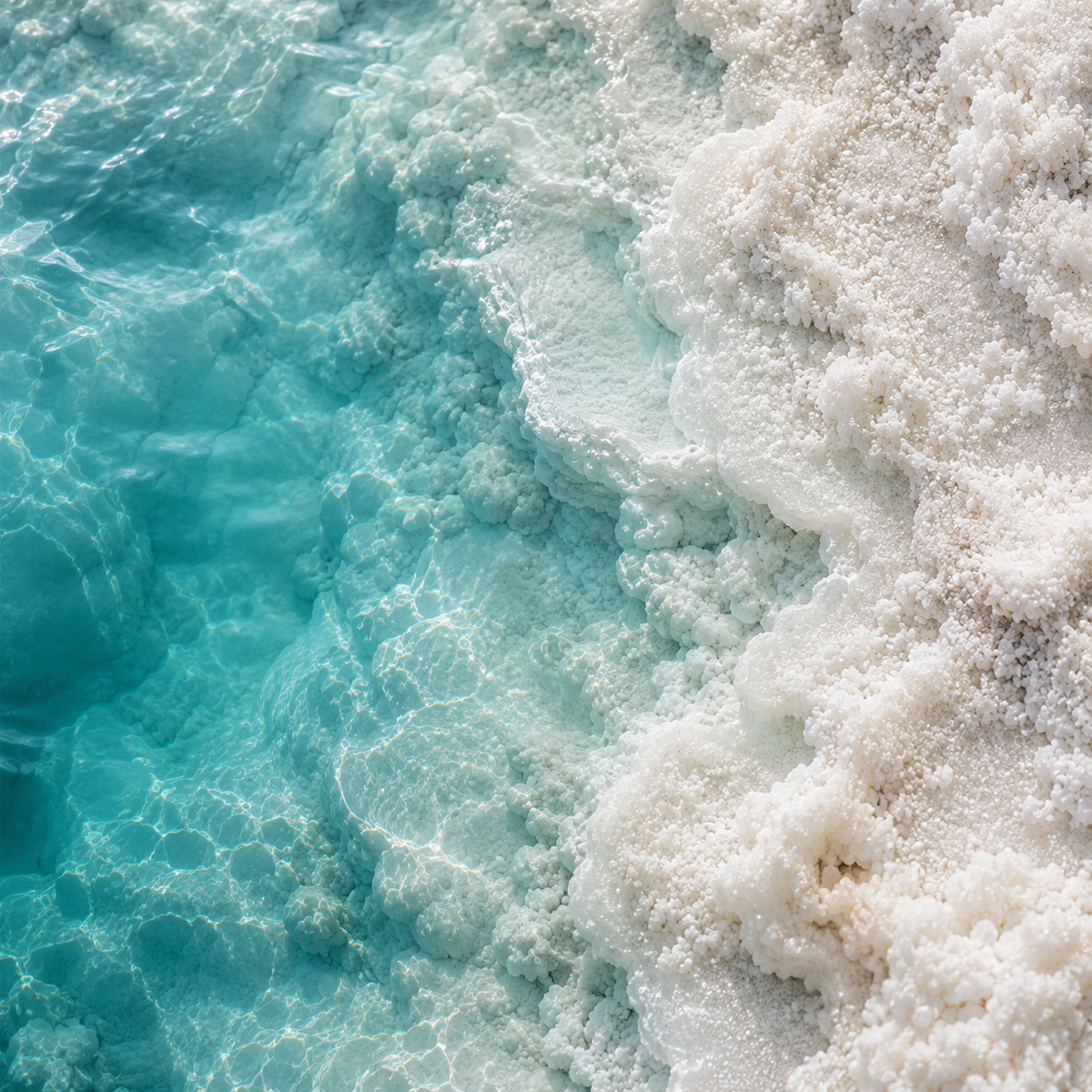Le sel de la mer Morte crée l’appel osmotique