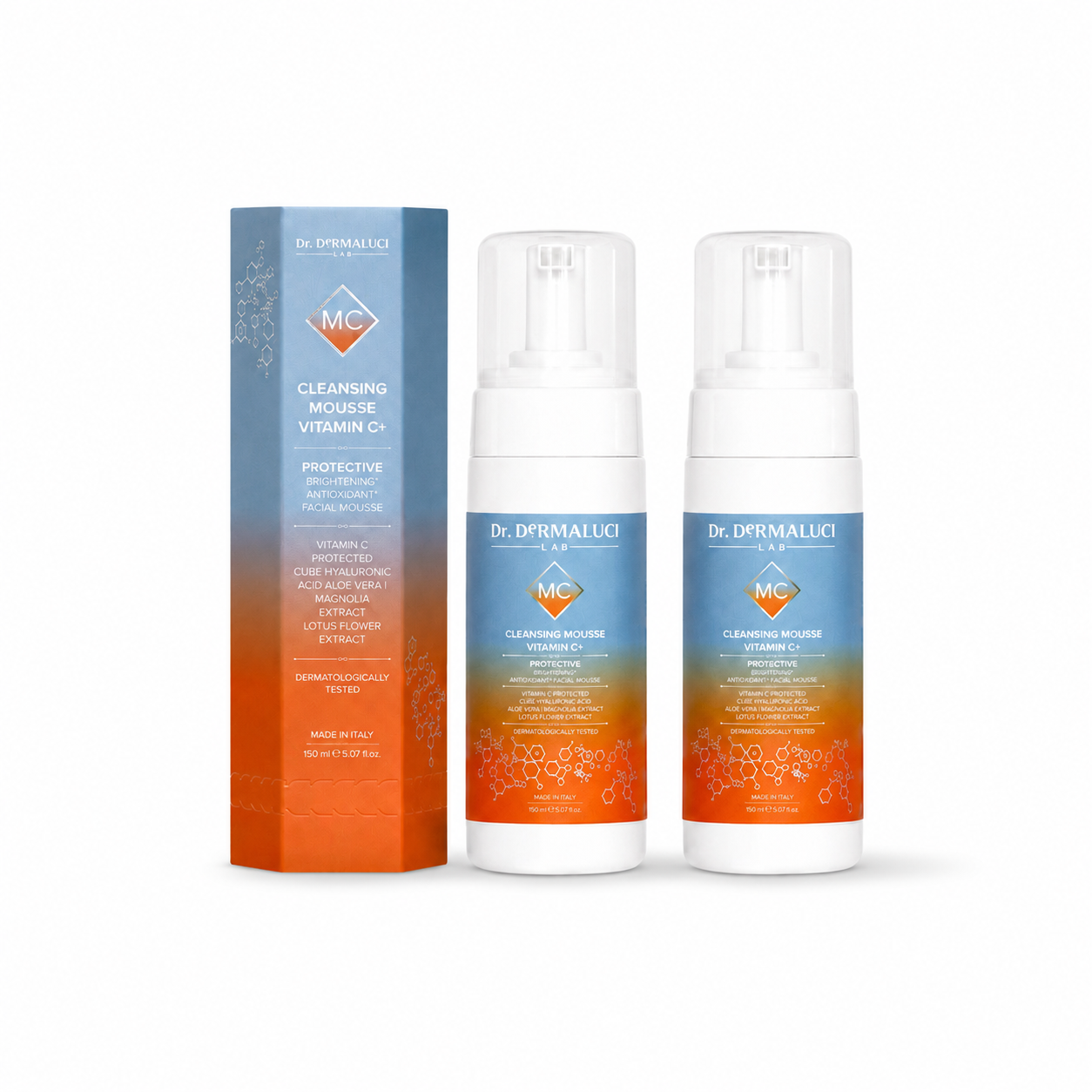 Vitamin C + Hyaluron-Reinigungsschaum