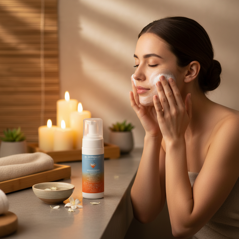 Vitamin C + Hyaluron-Reinigungsschaum