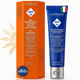 Dr. Dermaluci Lab SPF 50 cream packaging and tube on a white background